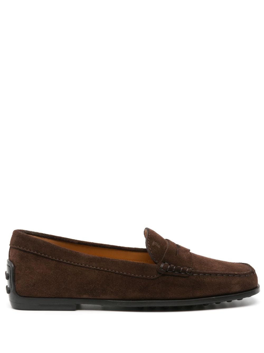 Tod's Gommino suede loafers - Brown von Tod's