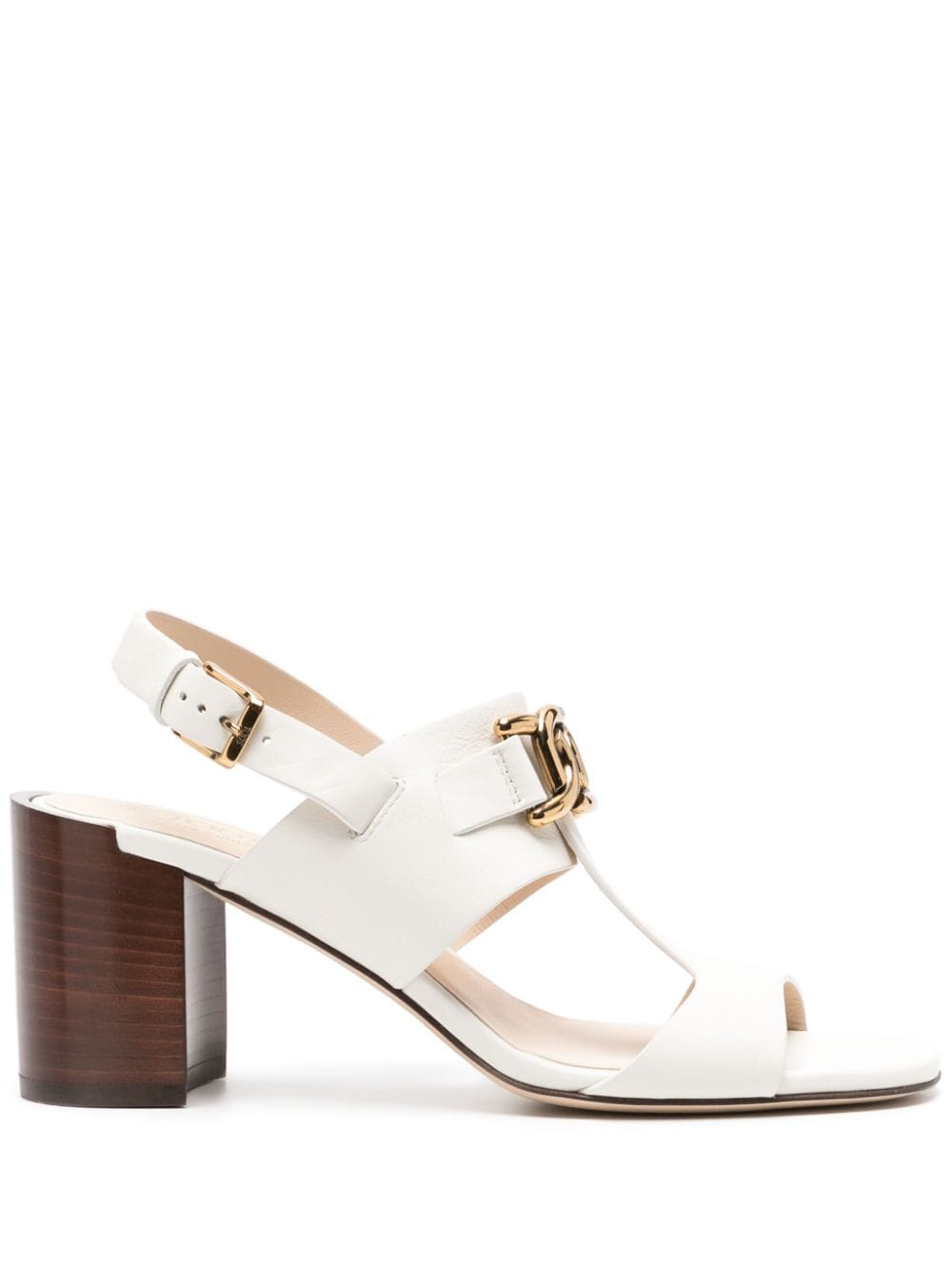 Tod's Kate 75mm leather sandals - White von Tod's