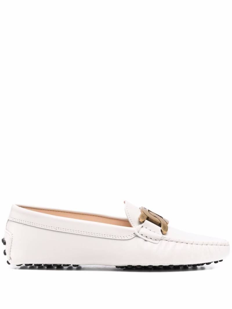 Tod's Kate flat loafers - White von Tod's