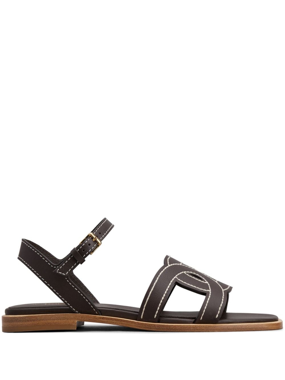 Tod's Kate leather sandals - Black von Tod's