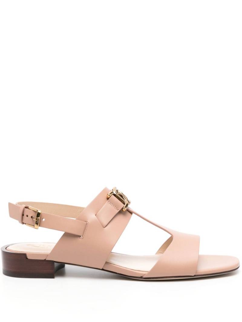 Tod's Kate leather sandals - Pink von Tod's