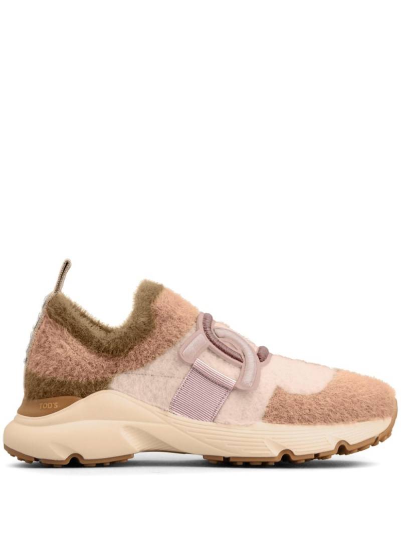 Tod's Kate slip-on faux-fur sneakers - Pink von Tod's