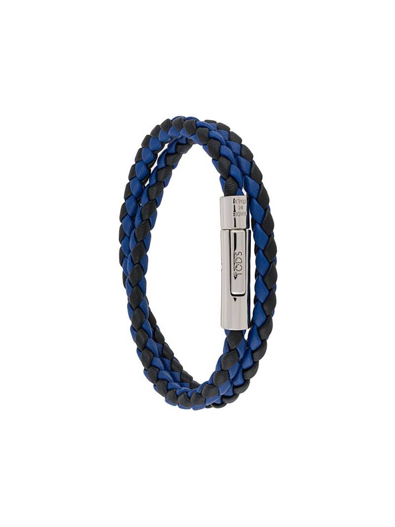 Tod's My Colours woven bracelet - Blue von Tod's