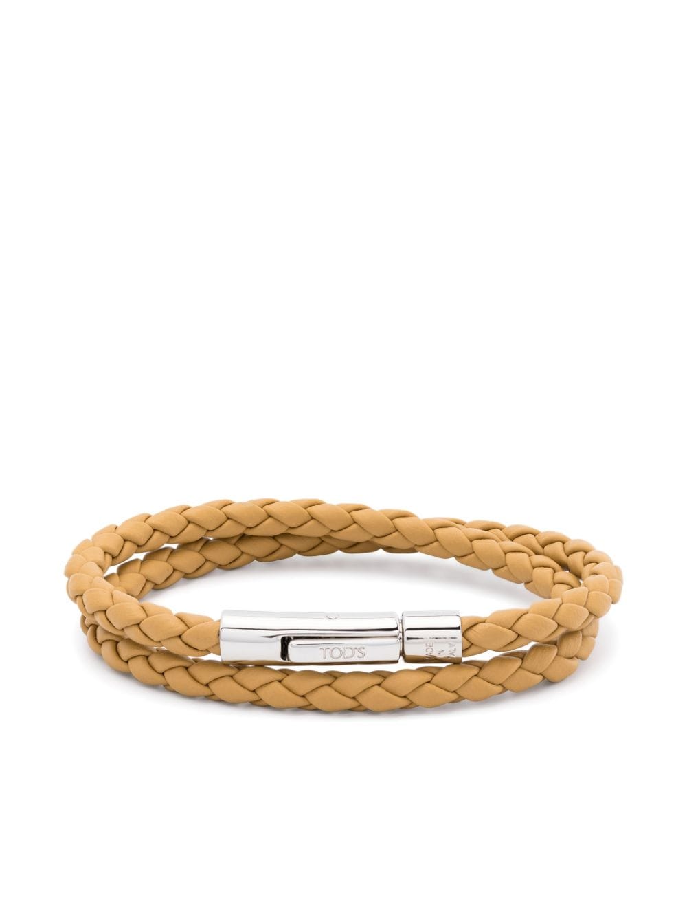 Tod's MyColors woven-leather bracelet - Yellow von Tod's