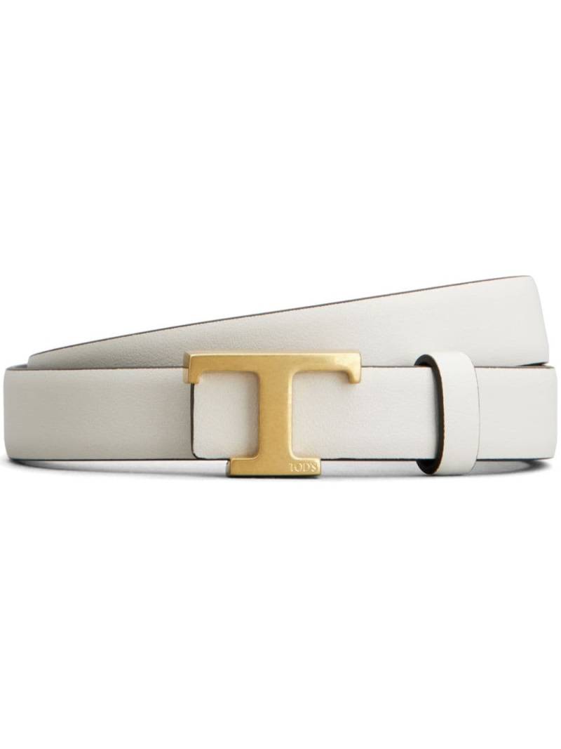 Tod's T-Timeless leather belt - Brown von Tod's