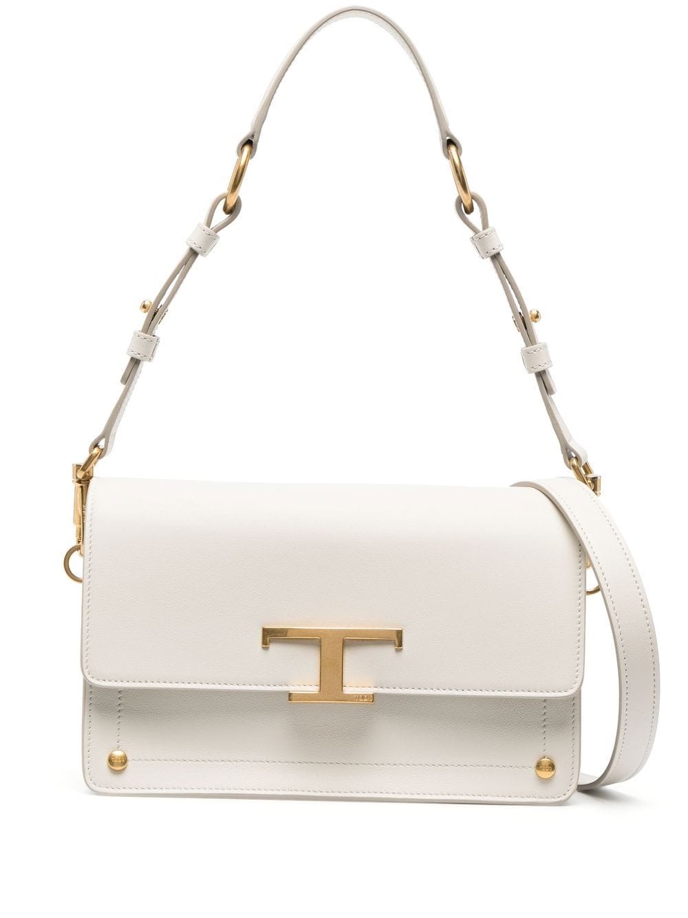 Tod's T Timeless leather shoulder bag - White von Tod's