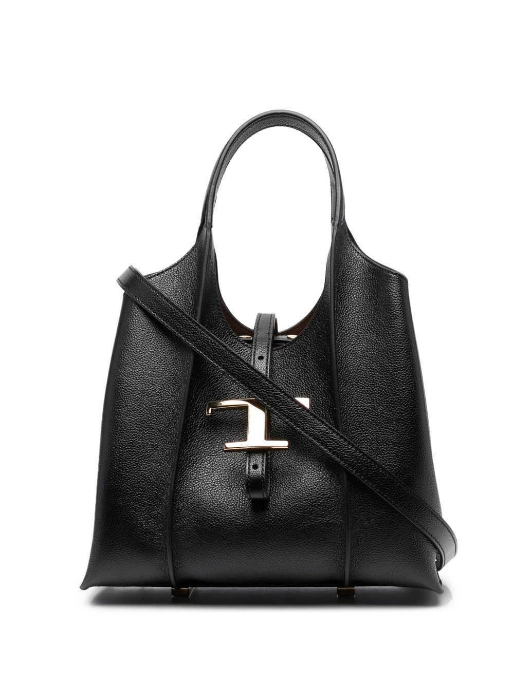 Tod's Timeless logo-plaque tote bag - Black von Tod's