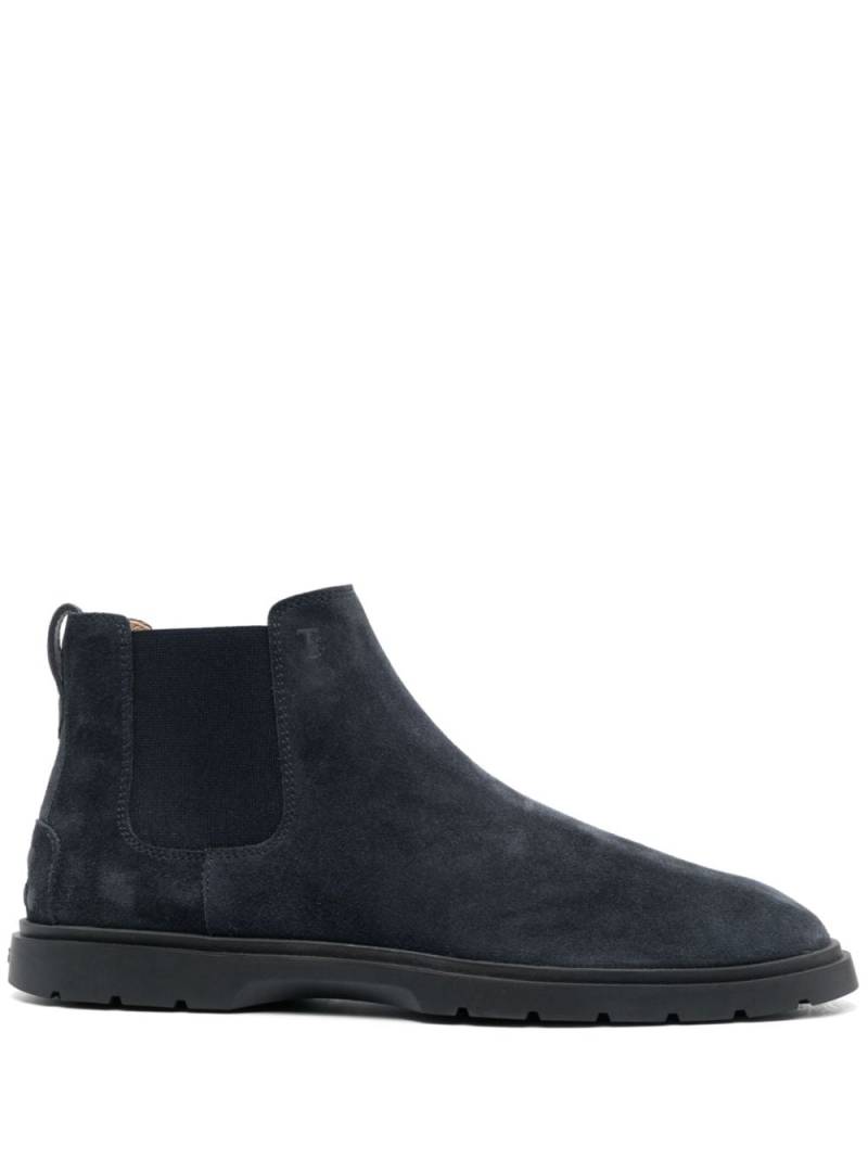 Tod's Tronchetto suede boots - Blue von Tod's