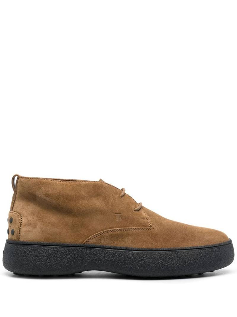 Tod's W.G. Desert suede boots - Brown von Tod's