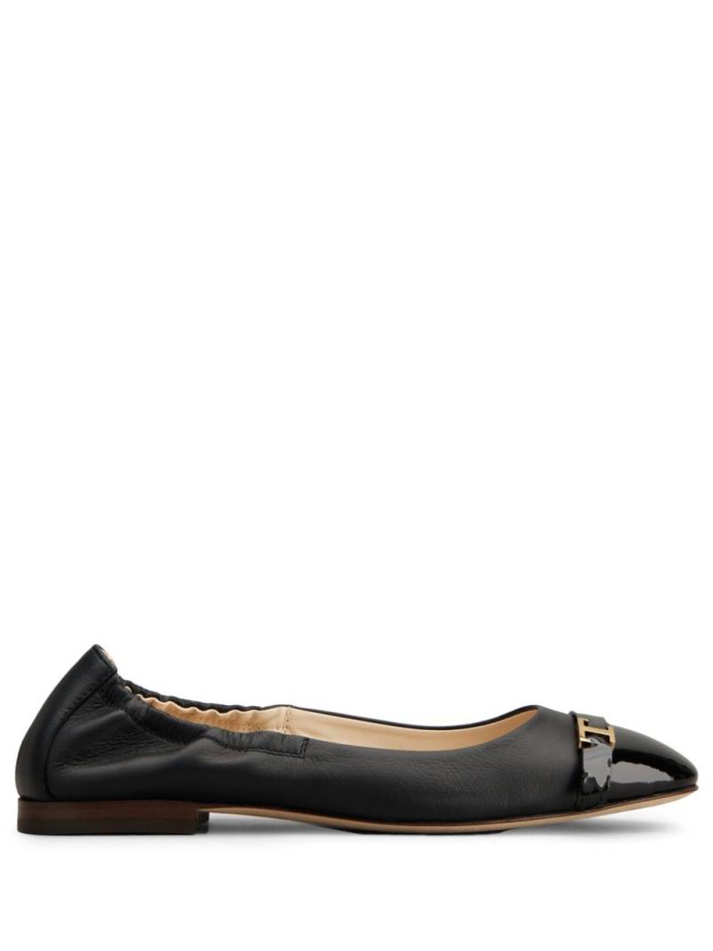 Tod's balletina shoes - Black von Tod's