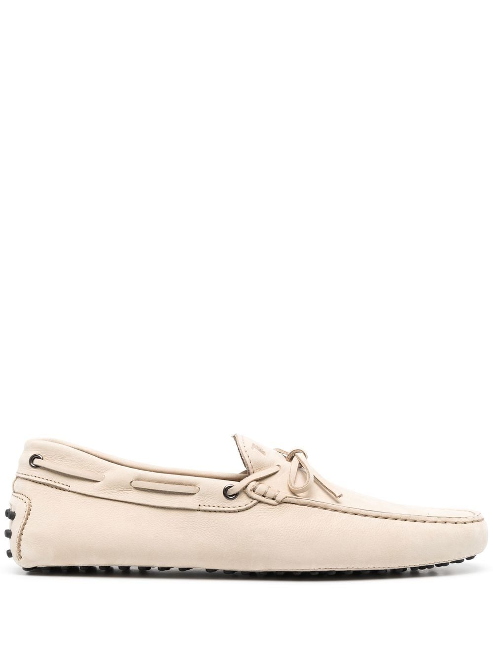 Tod's bow-detail leather loafers - Neutrals von Tod's