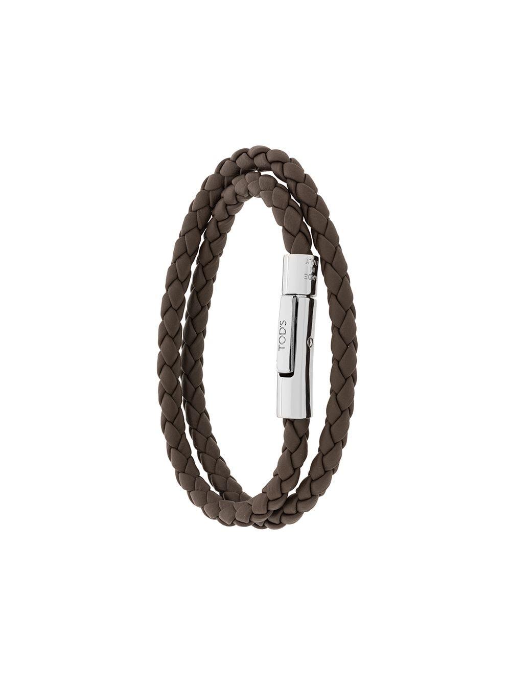 Tod's braided wrap bracelet - Brown von Tod's