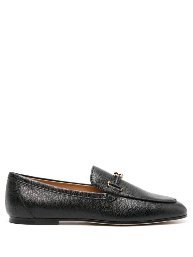 Tod's chain-link leather loafers - Black von Tod's