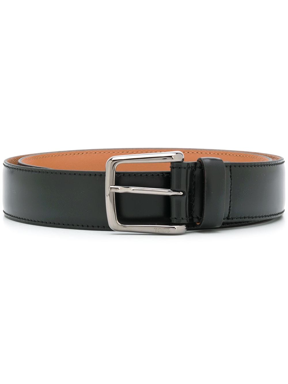Tod's classic leather belt - Black von Tod's