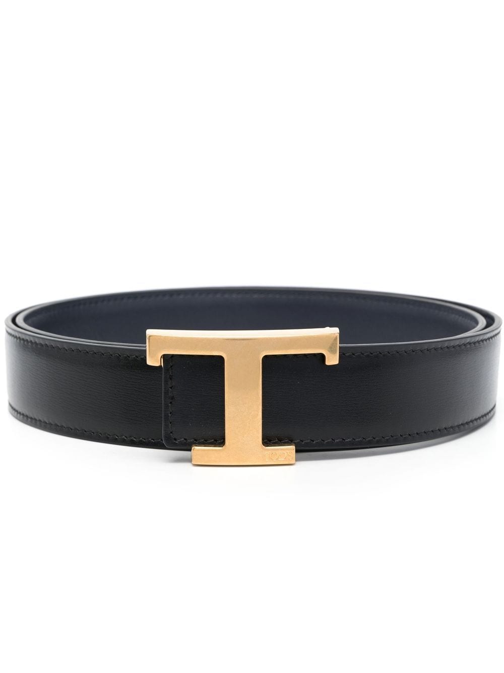 Tod's engraved-logo belt - Black von Tod's