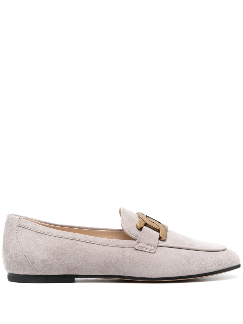 Tod's flat suede loafers - Grey von Tod's