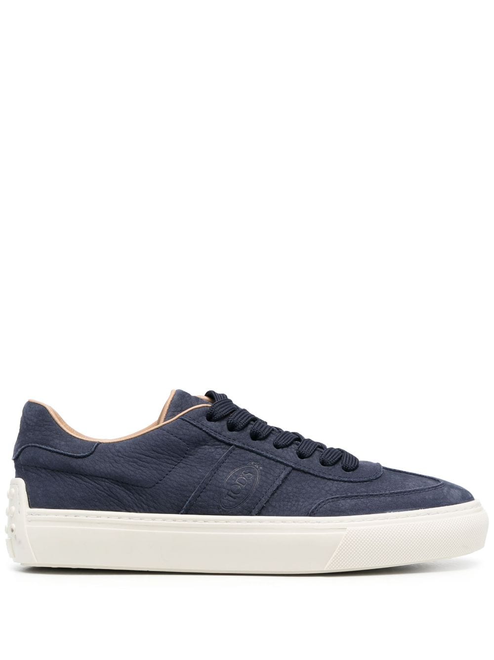 Tod's grained leather low-top sneakers - Blue von Tod's