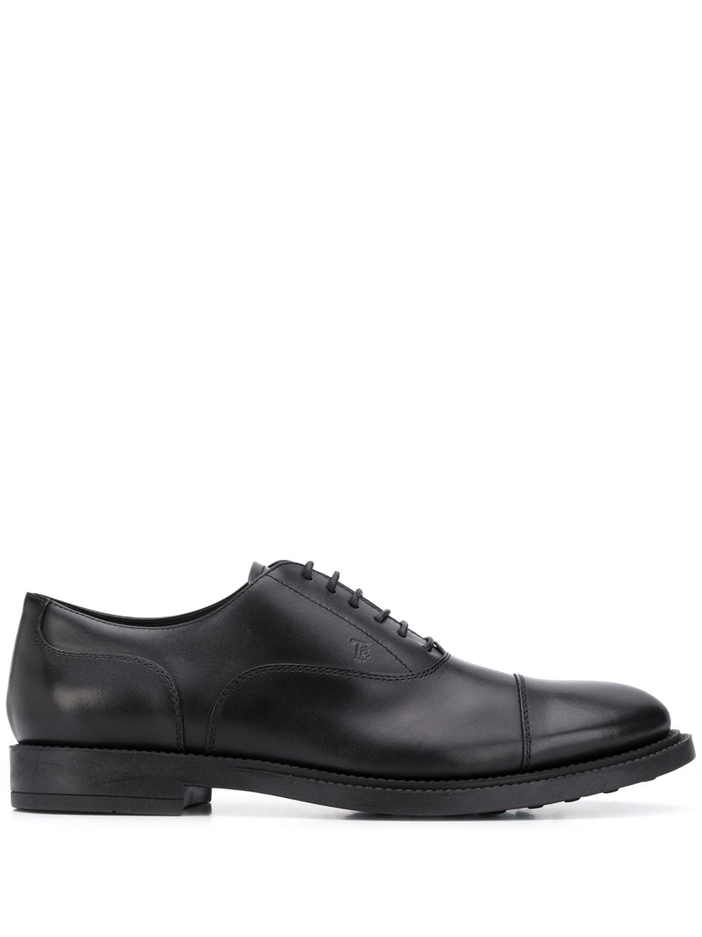 Tod's leather Oxford shoes - Black von Tod's