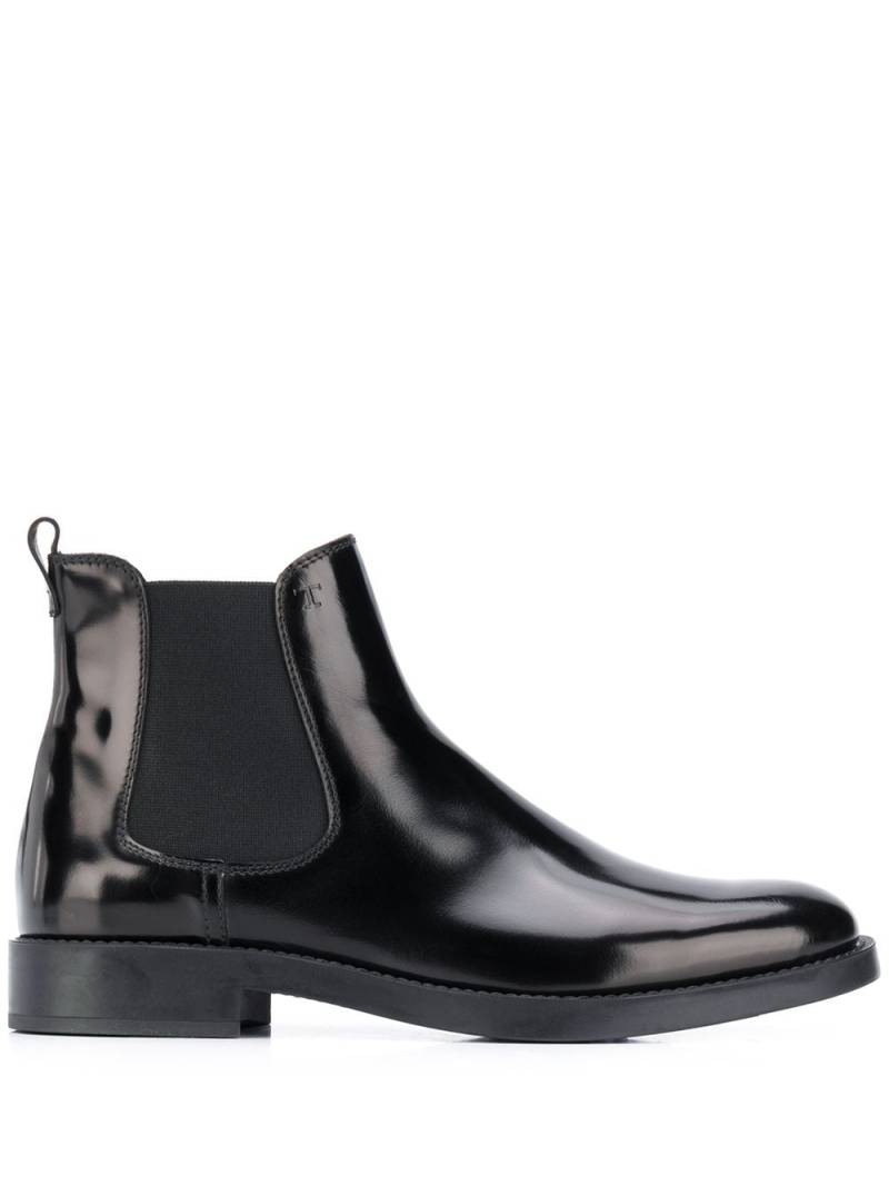 Tod's leather ankle boots - Black von Tod's