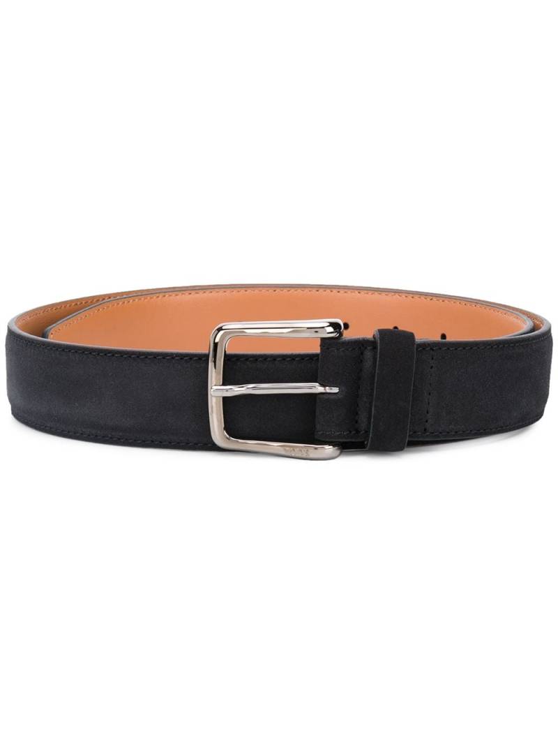 Tod's leather buckle belt - Blue von Tod's