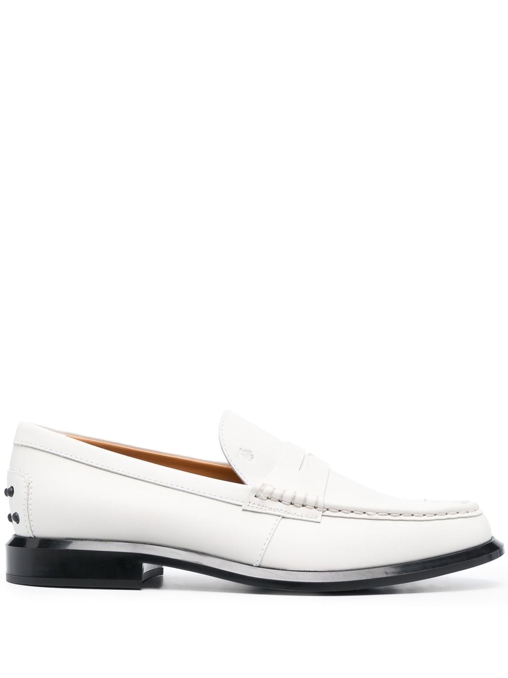 Tod's leather penny loafers - White von Tod's