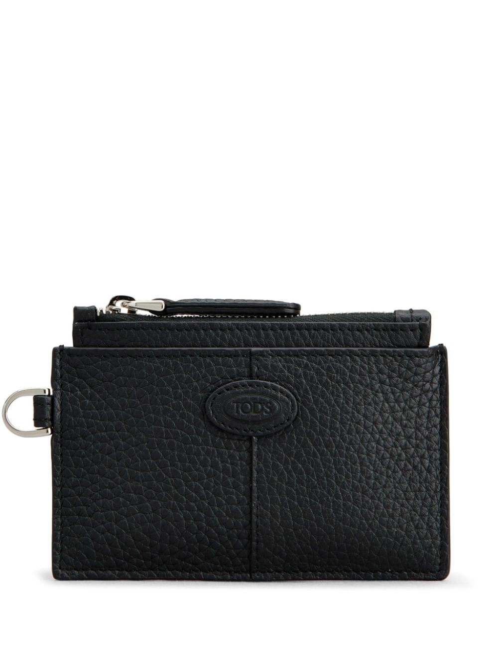 Tod's logo-appliqué leather wallet - Black von Tod's