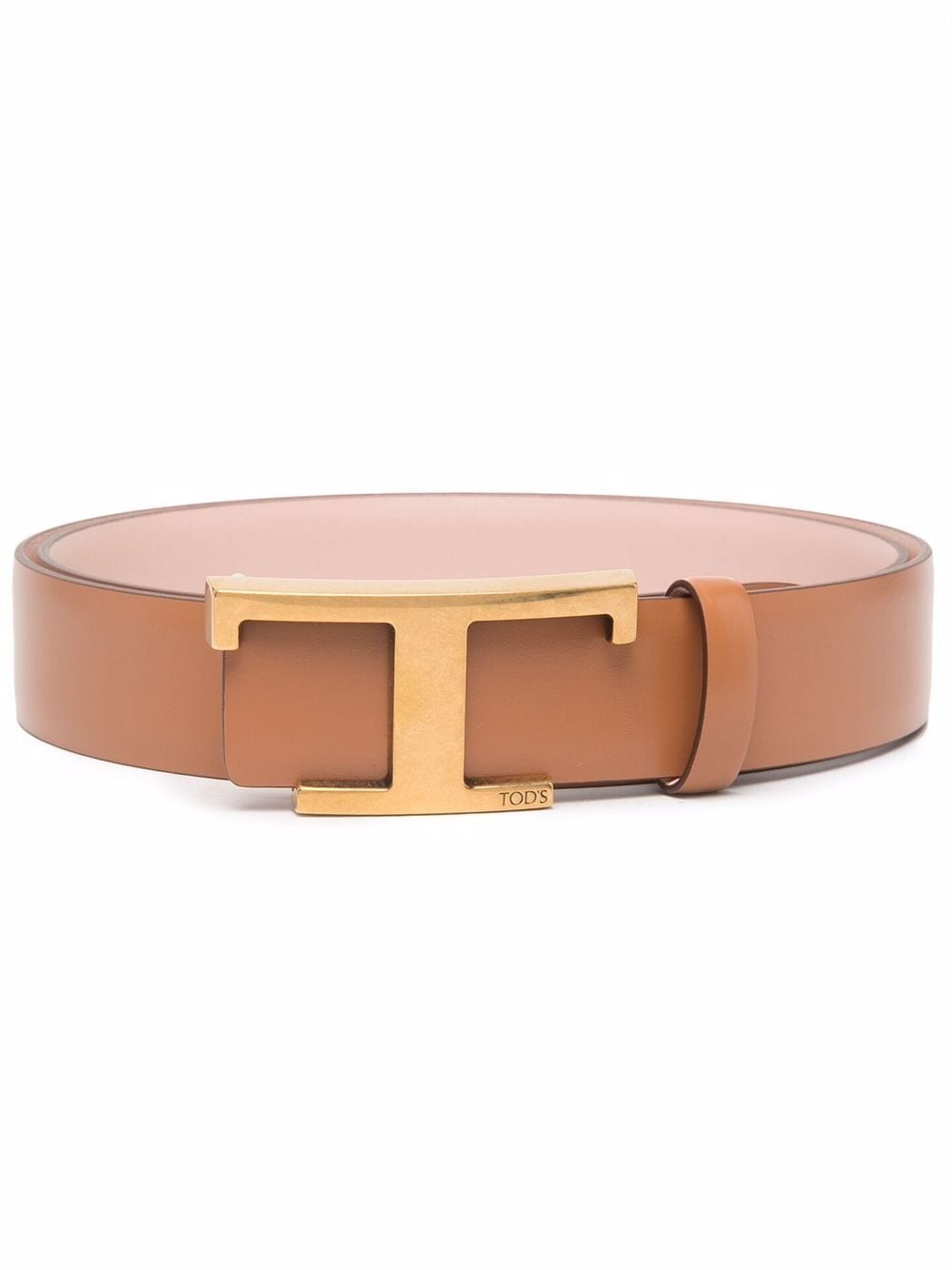 Tod's logo-buckle leather belt - Brown von Tod's