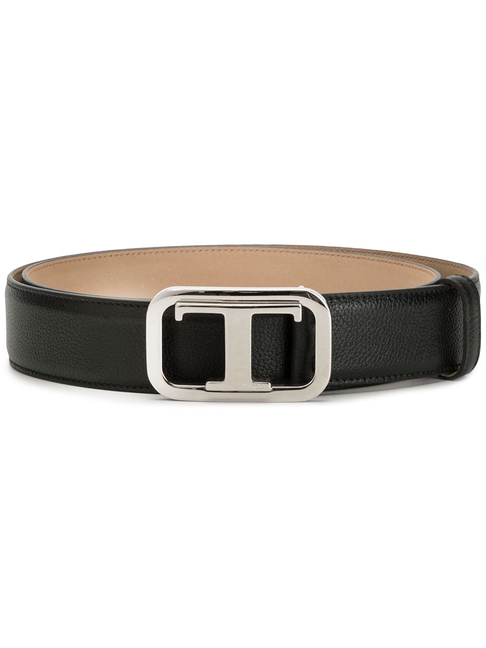 Tod's logo leather belt - Black von Tod's