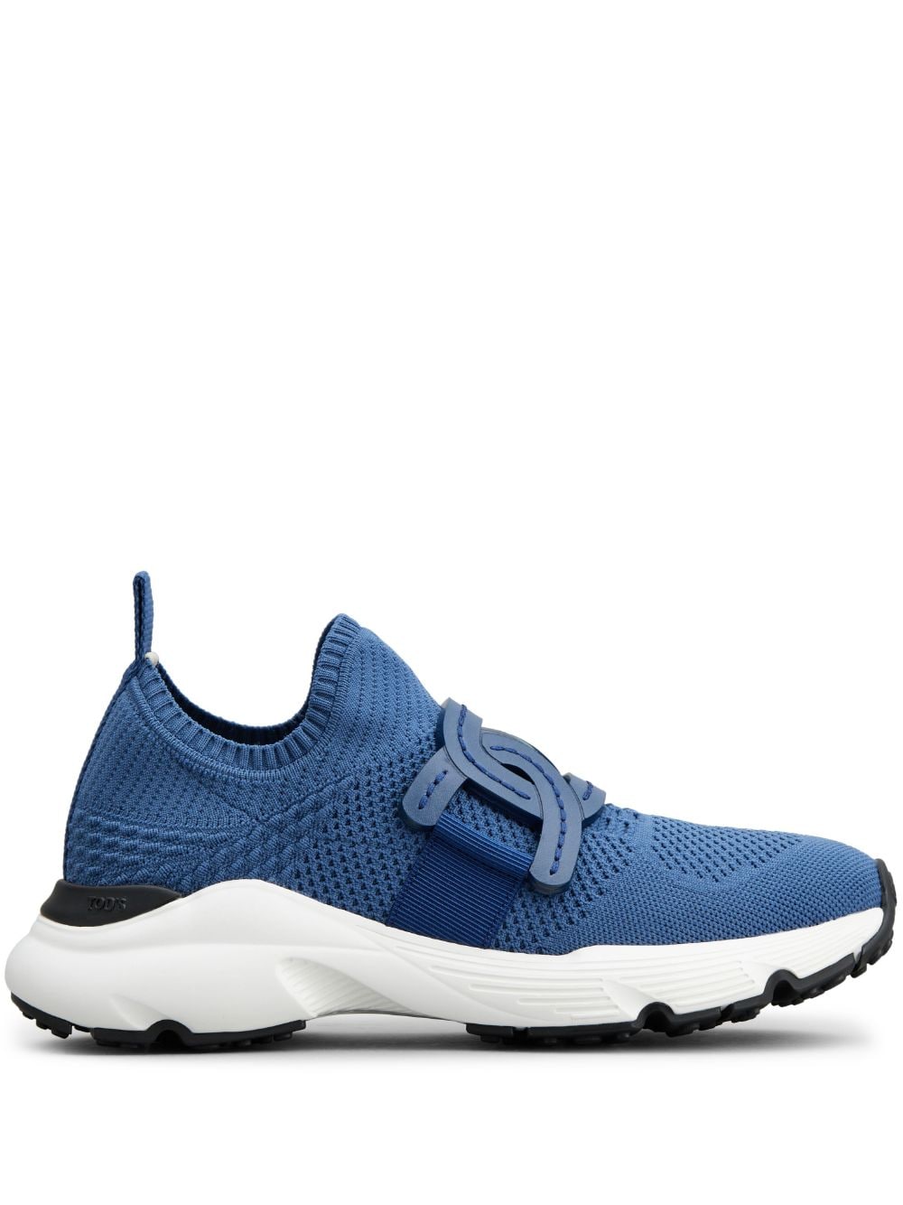 Tod's logo-patch low-top sneakers - Blue von Tod's
