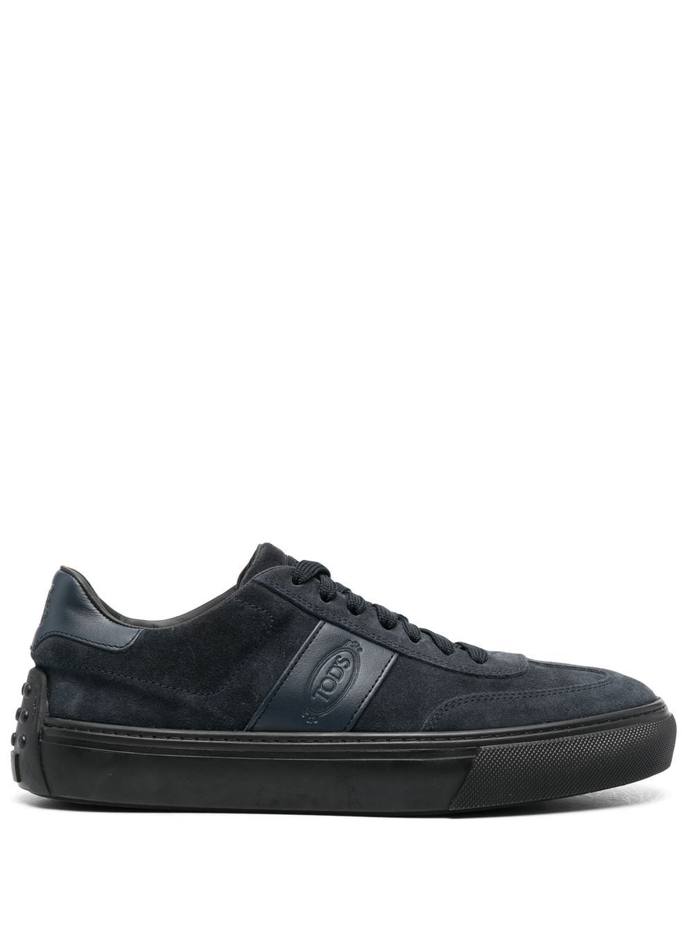 Tod's logo-stamp low-top sneakers - Blue von Tod's