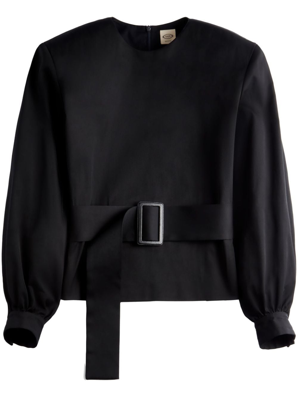 Tod's long puff sleeves blouse - Black von Tod's