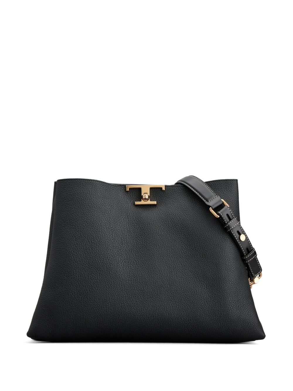 Tod's medium T Timeless leather tote bag - Black von Tod's