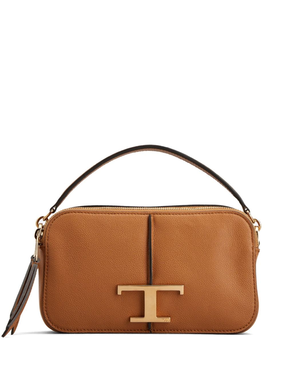 Tod's mini T Timeless leather crossbody bag - Brown von Tod's