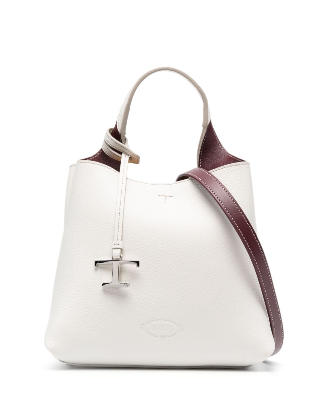 Tod's mini T Timeless tote bag - White von Tod's