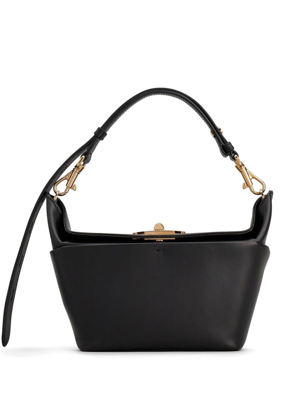 Tod's mini leather tote bag - Black von Tod's