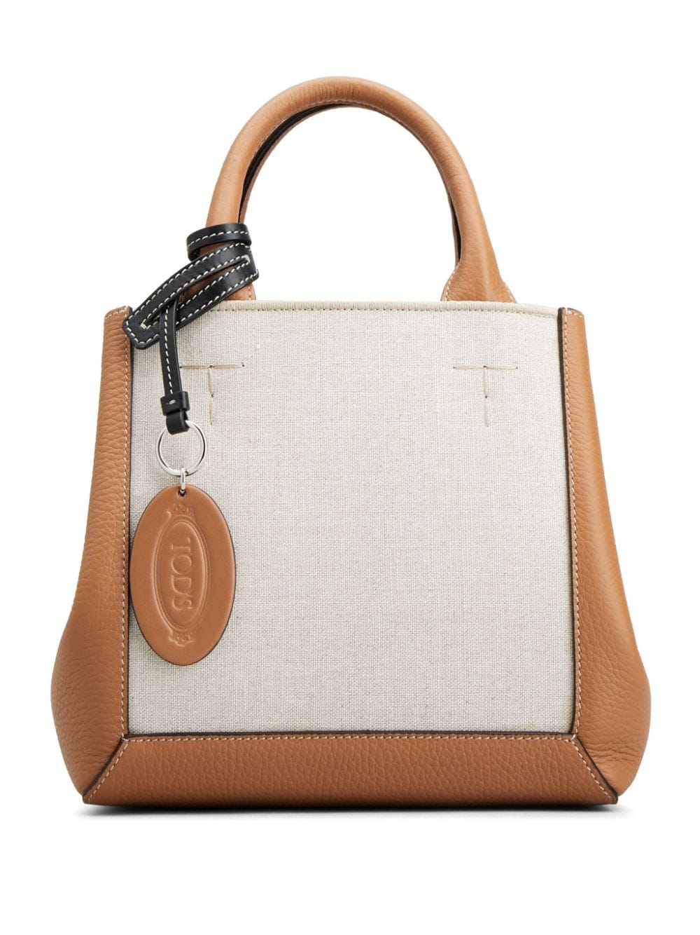 Tod's panelled colour-block tote bag - Brown von Tod's