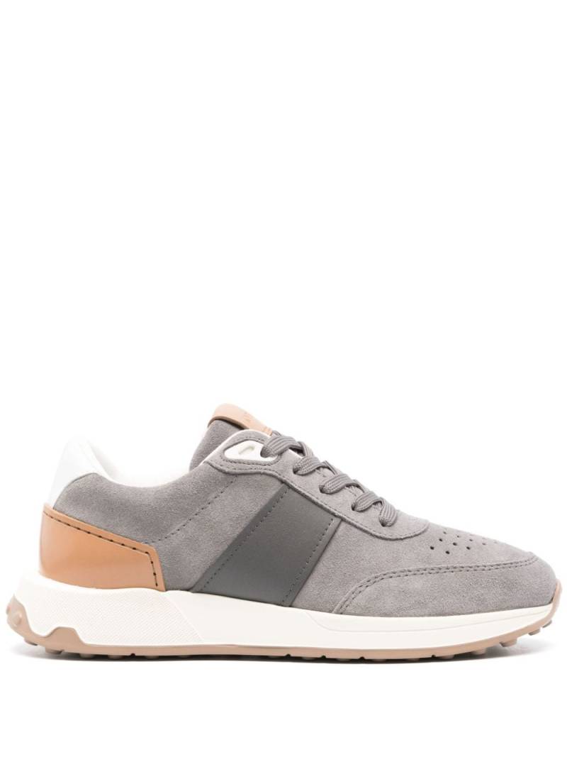 Tod's leather-trim suede sneakers - Grey von Tod's