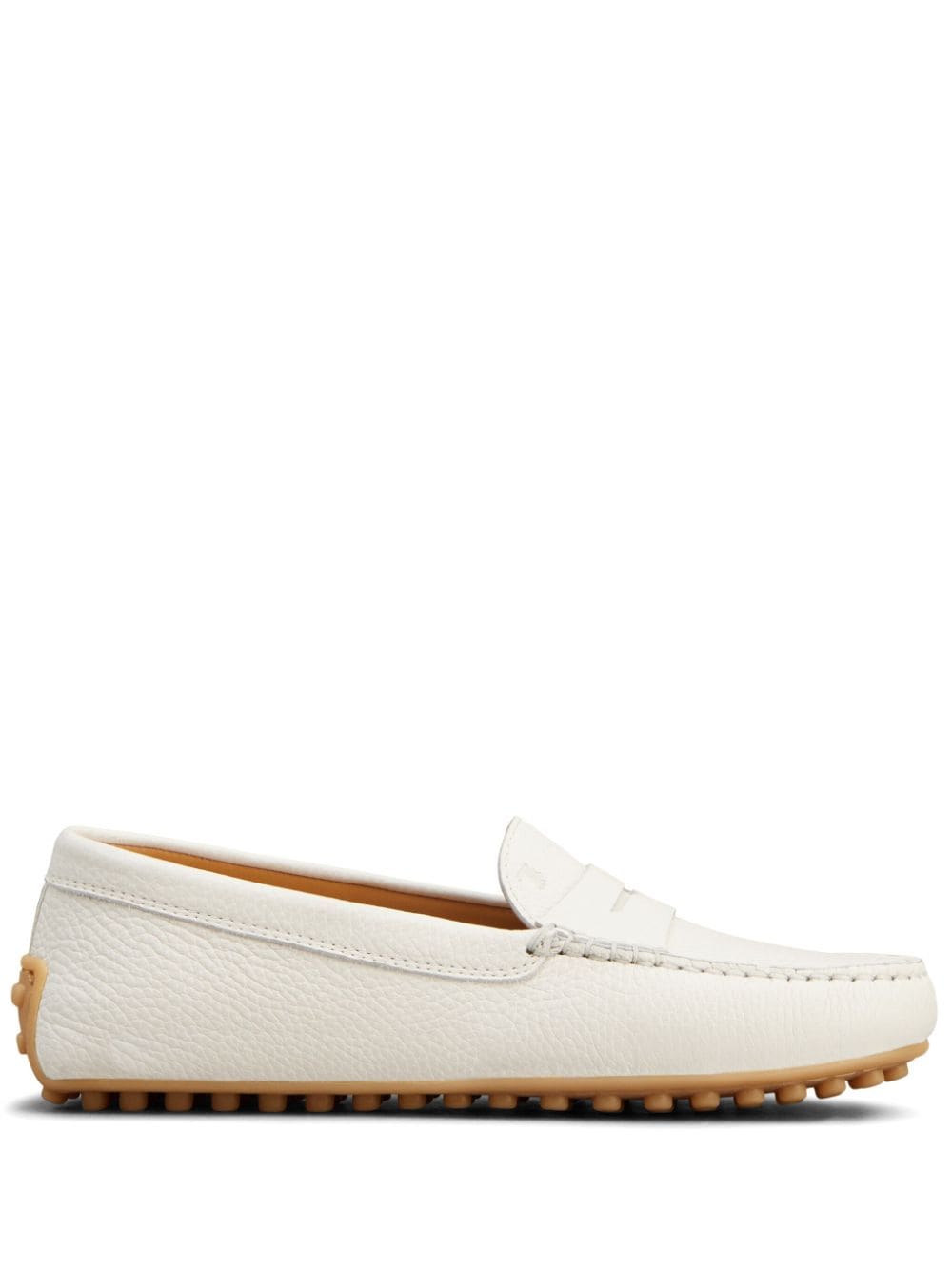 Tod's penny-slot leather loafers - White von Tod's