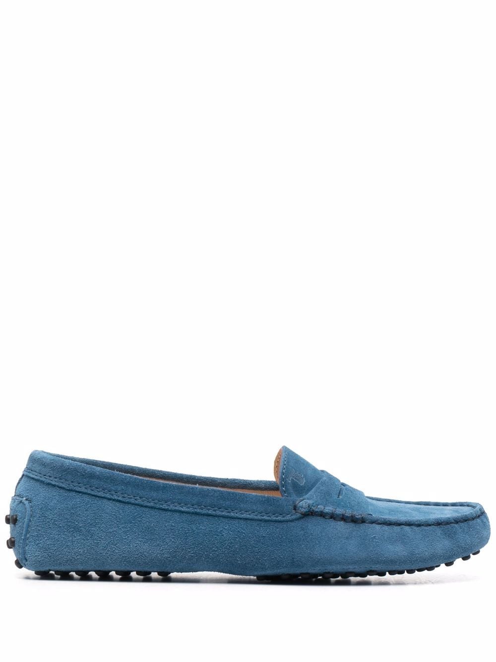 Tod's penny-slot suede loafers - Blue von Tod's