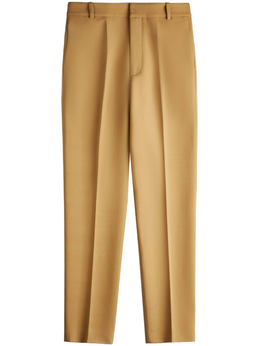 Tod's pleat-detail tailored trousers - Neutrals von Tod's