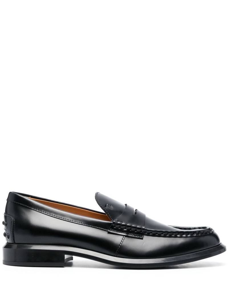 Tod's round-toe penny loafers - Black von Tod's