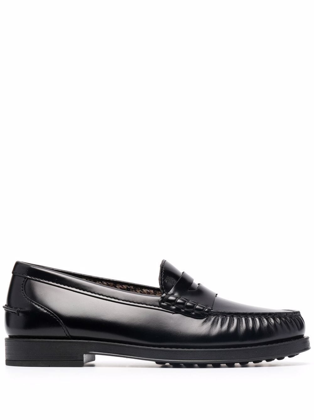 Tod's slip-on leather loafers - Black von Tod's
