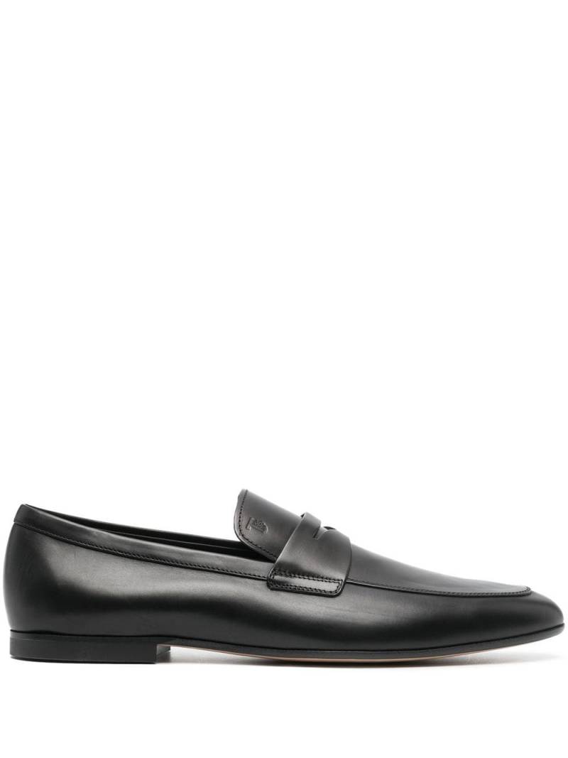 Tod's slip-on leather loafers - Black von Tod's