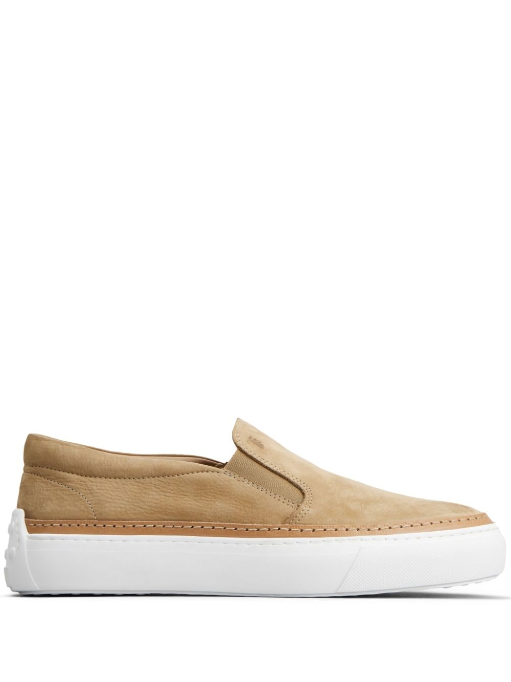 Tod's slip-on suede sneakers - Neutrals von Tod's