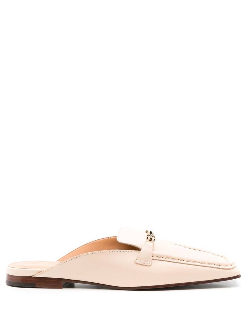 Tod's square-toe leather mules - White von Tod's