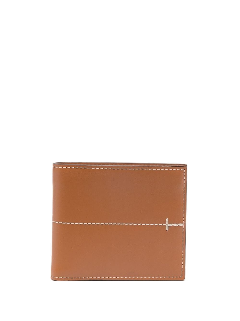 Tod's stitch-detail leather wallet - Brown von Tod's