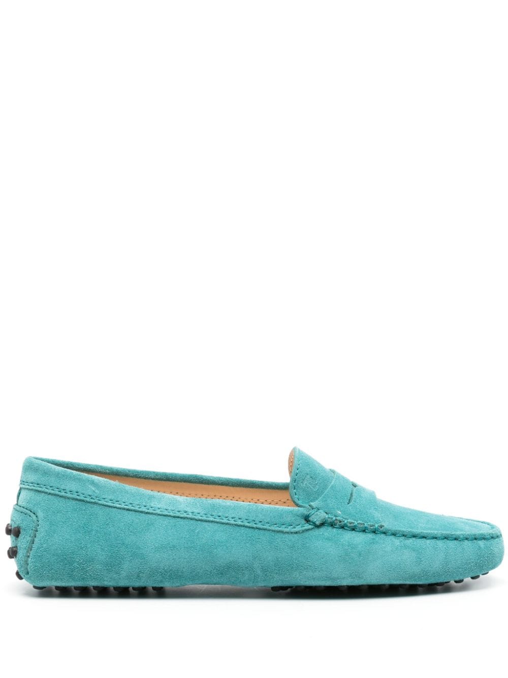 Tod's suede penny loafers - Blue von Tod's