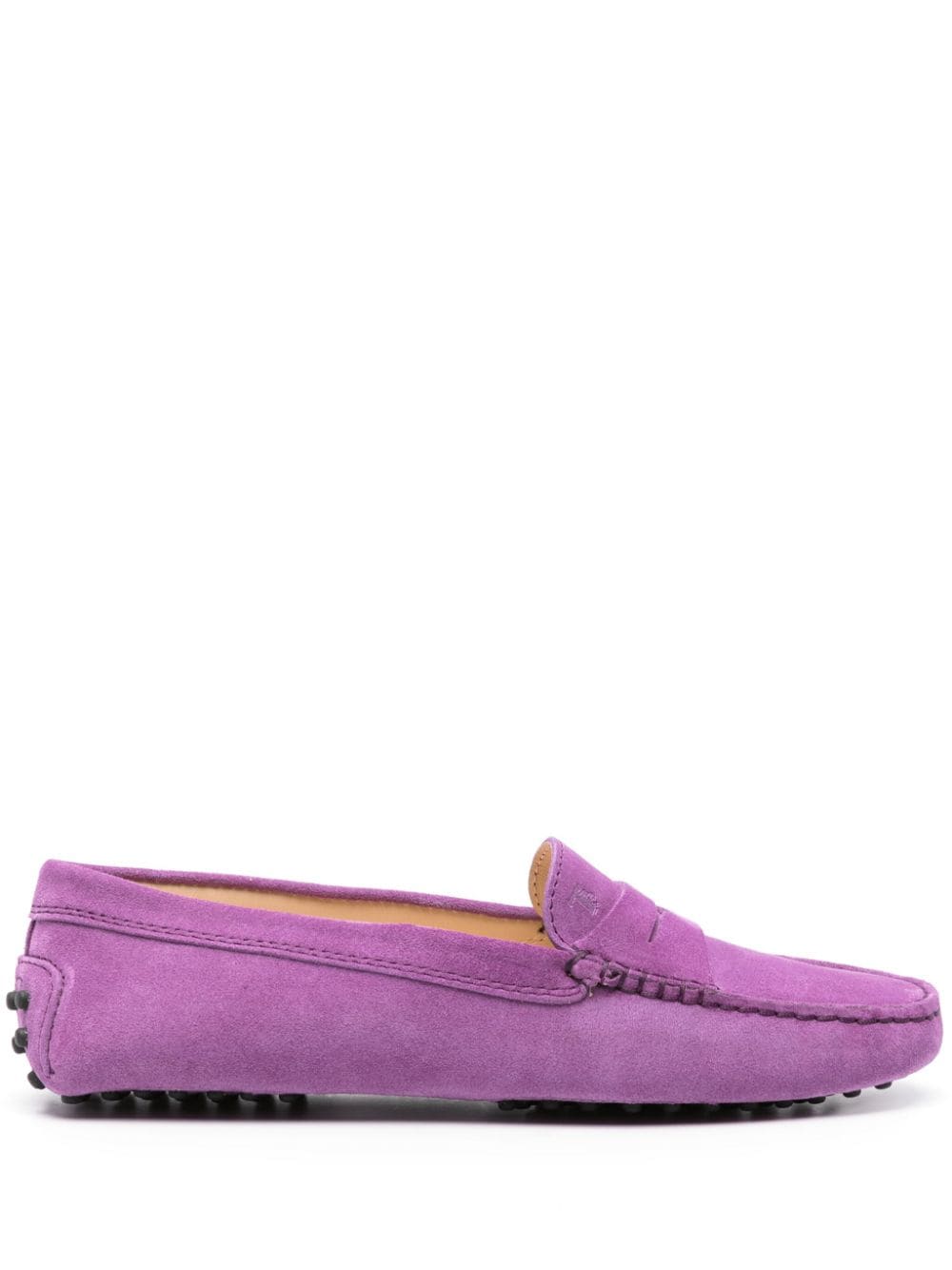 Tod's suede penny loafers - Purple von Tod's