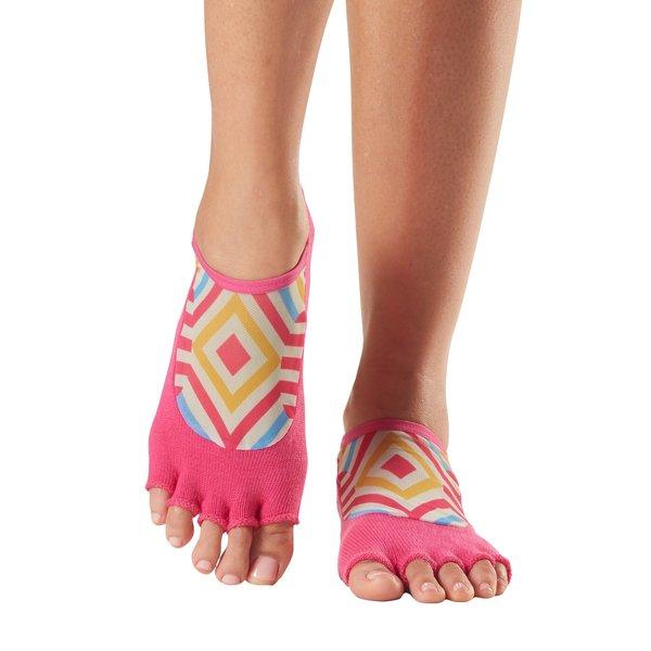 Luna Bon Voyage Halbzehensocken Damen Pink S von Toesox