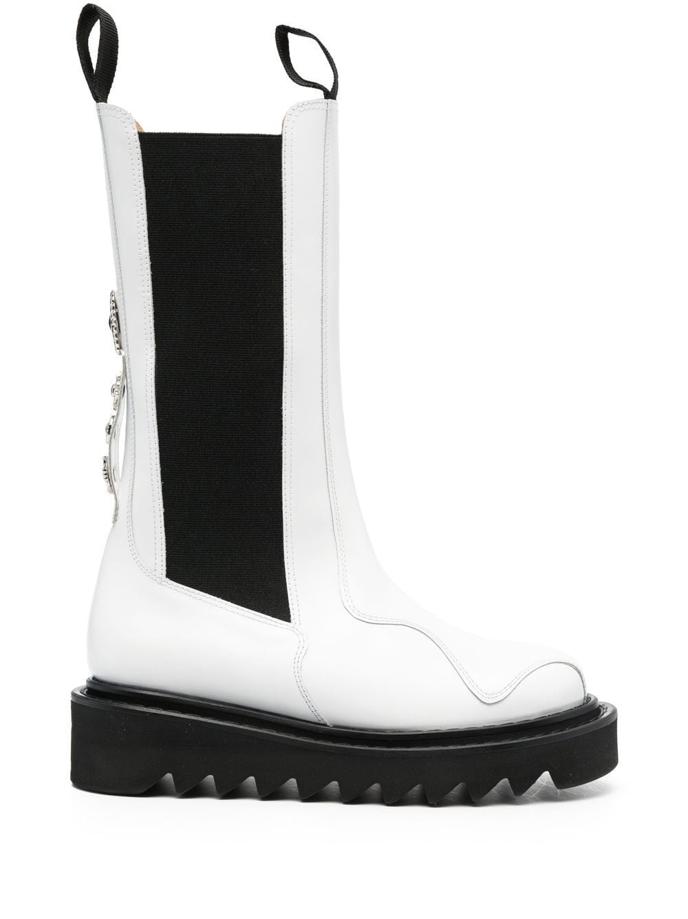 Toga Pulla AJ1121 50mm chunky boots - White von Toga Pulla